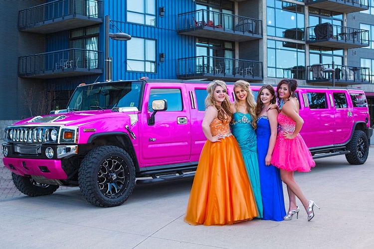 Pink Hummer Prom Limo